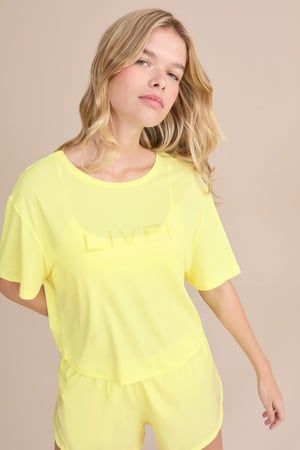 Camiseta Cropped LIVE! Comfort