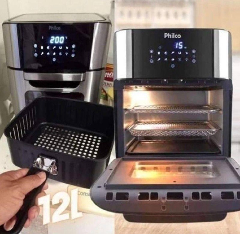Fritadeira Philco Air Fryer Oven 12L PFR2200P - 127V