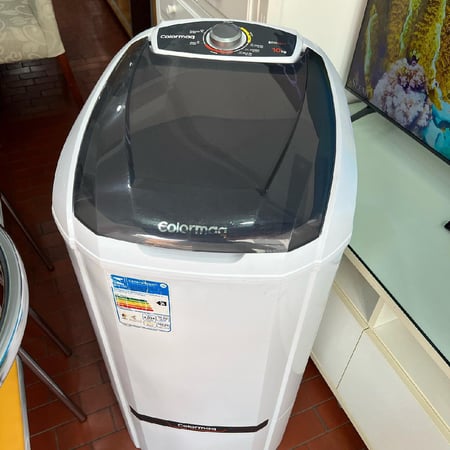 Tanquinho Semiautomático Colormaq 5 Programas de lavagem 10Kg - 110v/220v