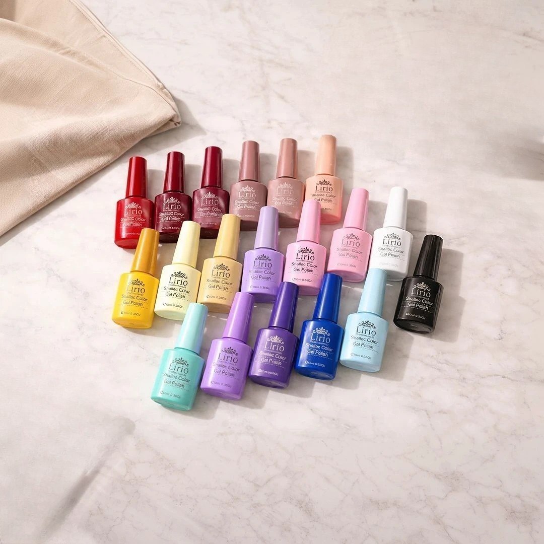 Kit 10 Esmaltes Unha Gel Polygel Manicure Pedicure Sortidos