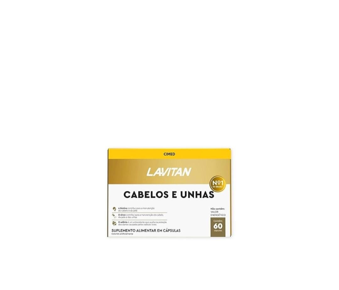Multivitamínico Lavitan Cabelos E Unhas Com 60 Cápsulas