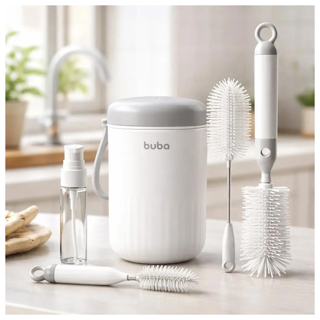 Buba, Kit Portatil Para Limpeza De Mamadeira