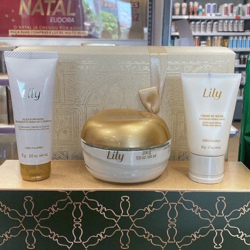 Presente Feminino Kit Lily Acetinados O Boticário