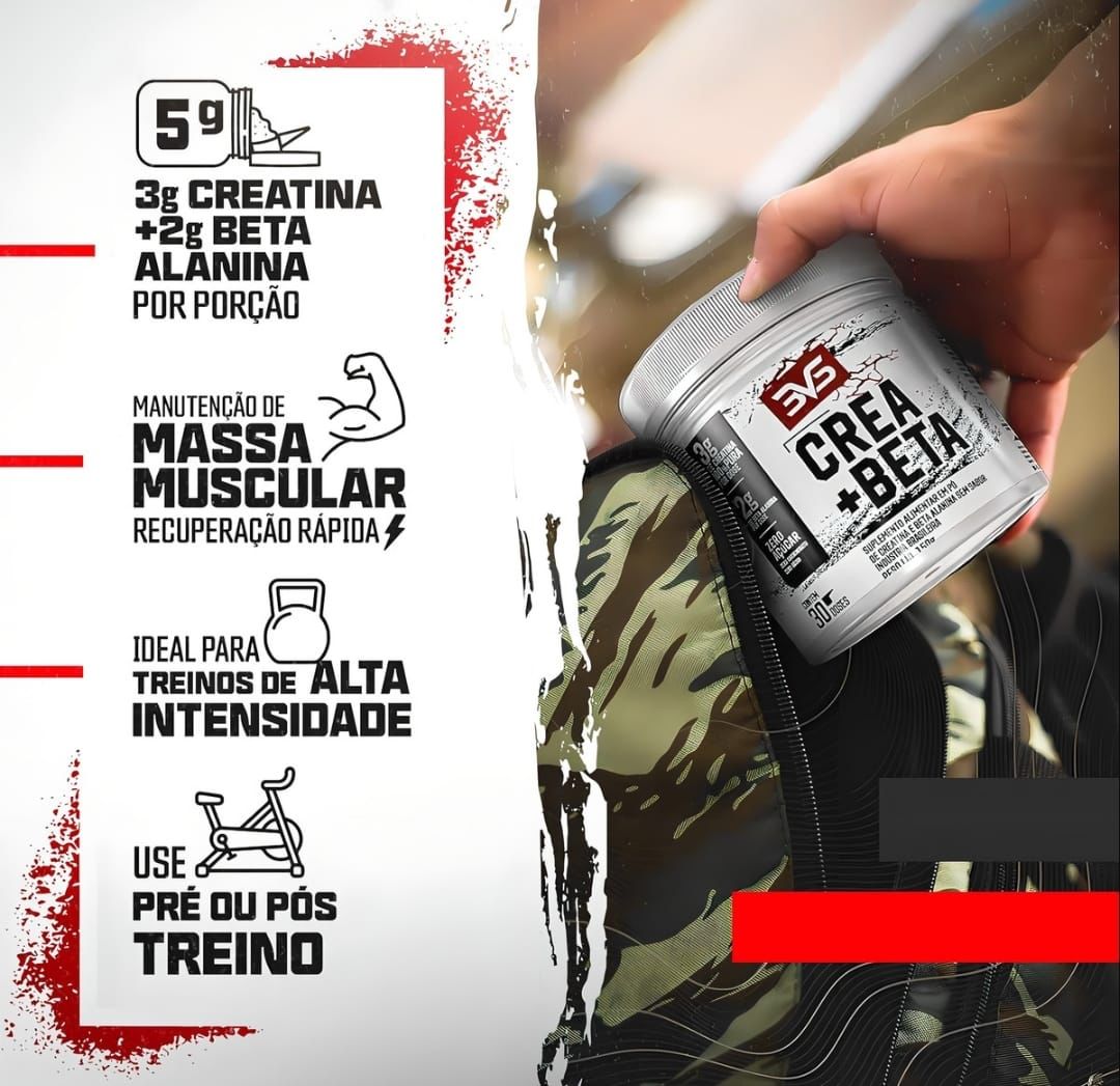 Creatina + Beta Alanina Zero Carboidrato 150g