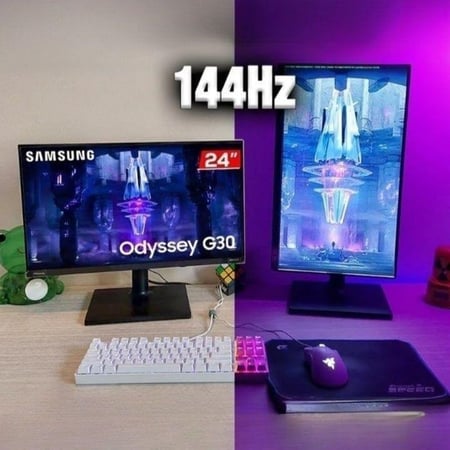 Monitor Samsung Gamer 24  Fhd 144h Ls24bg300elmzd