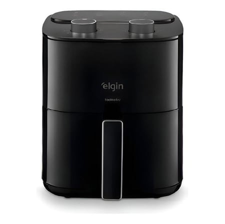 Fritadeira Air Fryer Elgin Facilita Fry 3,5 Litros Potência 1400w Cor Preta