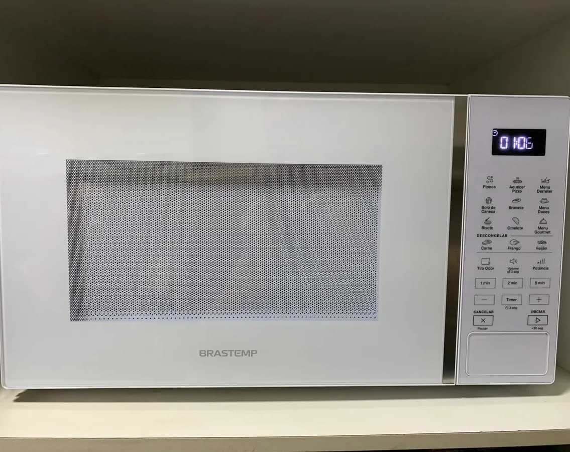 Micro-ondas Menu Gourmet Brastemp Bms46ab 32 Litros Branco 127v