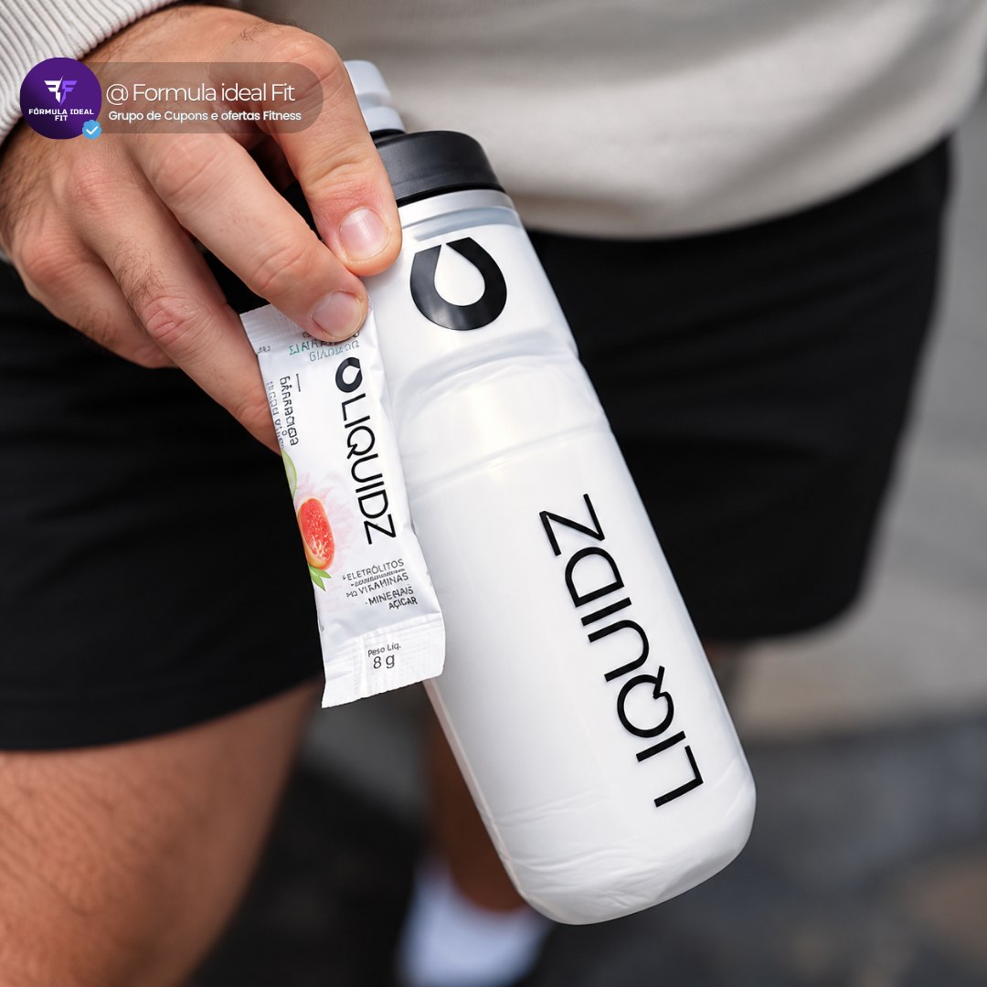 LIQUIDZ® Eletrólitos Zero Açúcar Maracujá E Morango - 14 Sachês