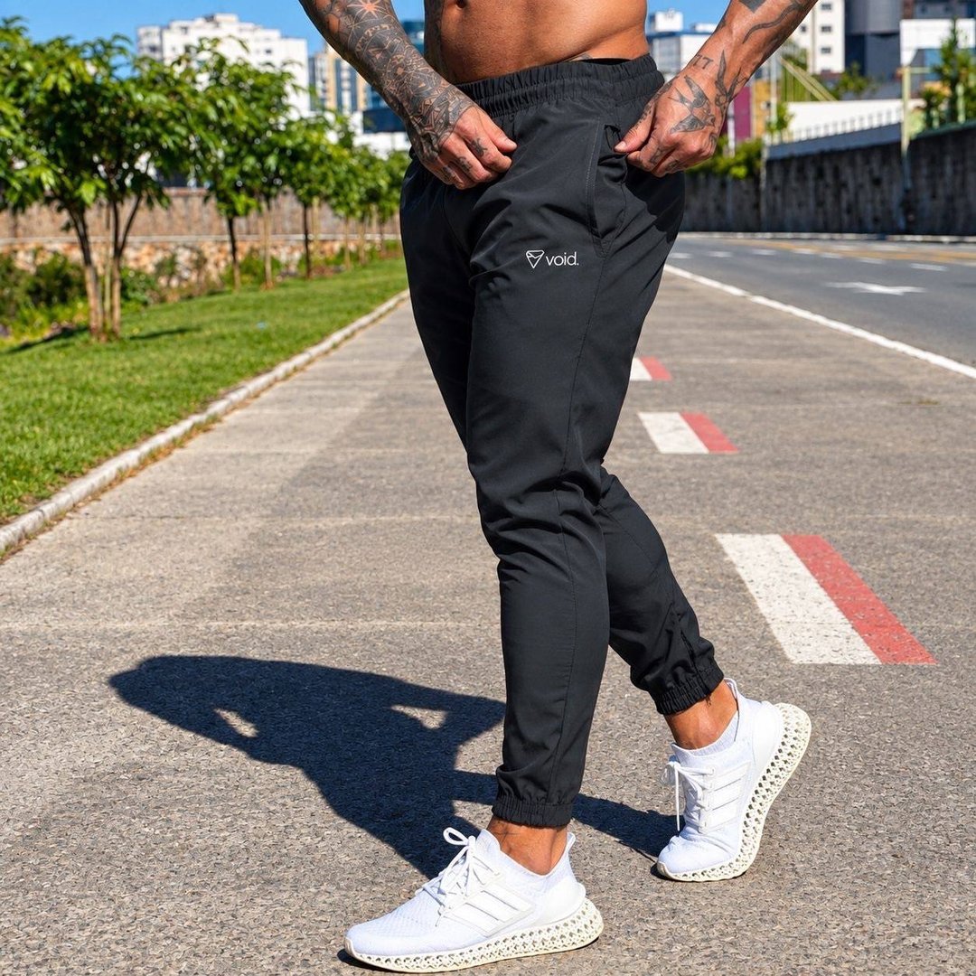 Calça Tactel Jogger Com Elastano Active Wear Void