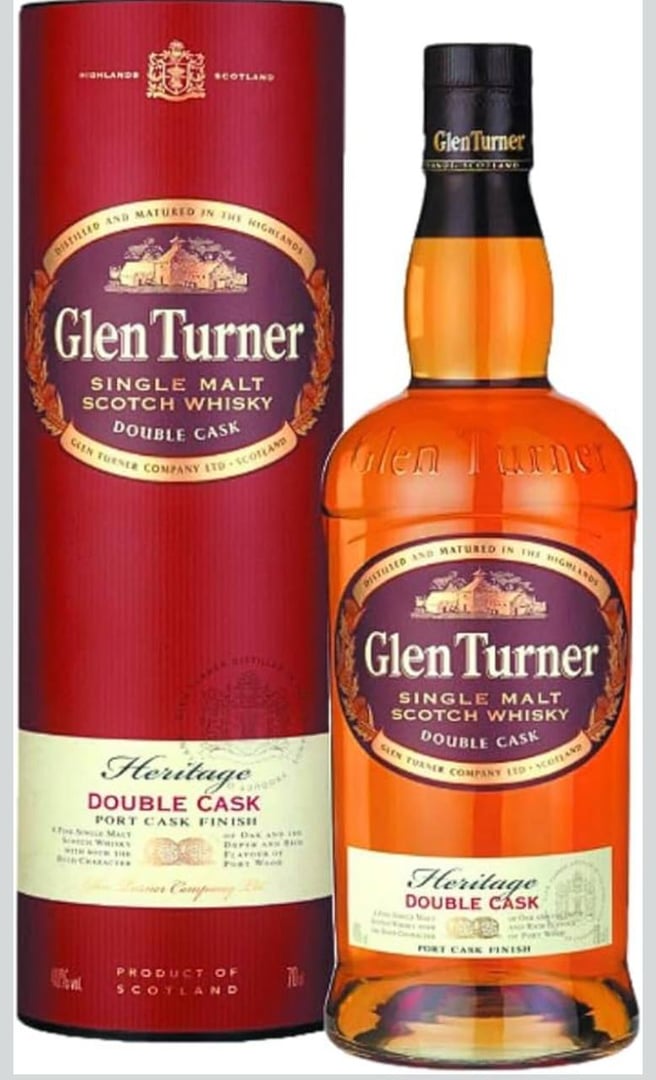 Whisky Glen Tuner Heritgee Double Cask Single Malt Whiskey Escocês Port 700ml Teor 40% Bar...