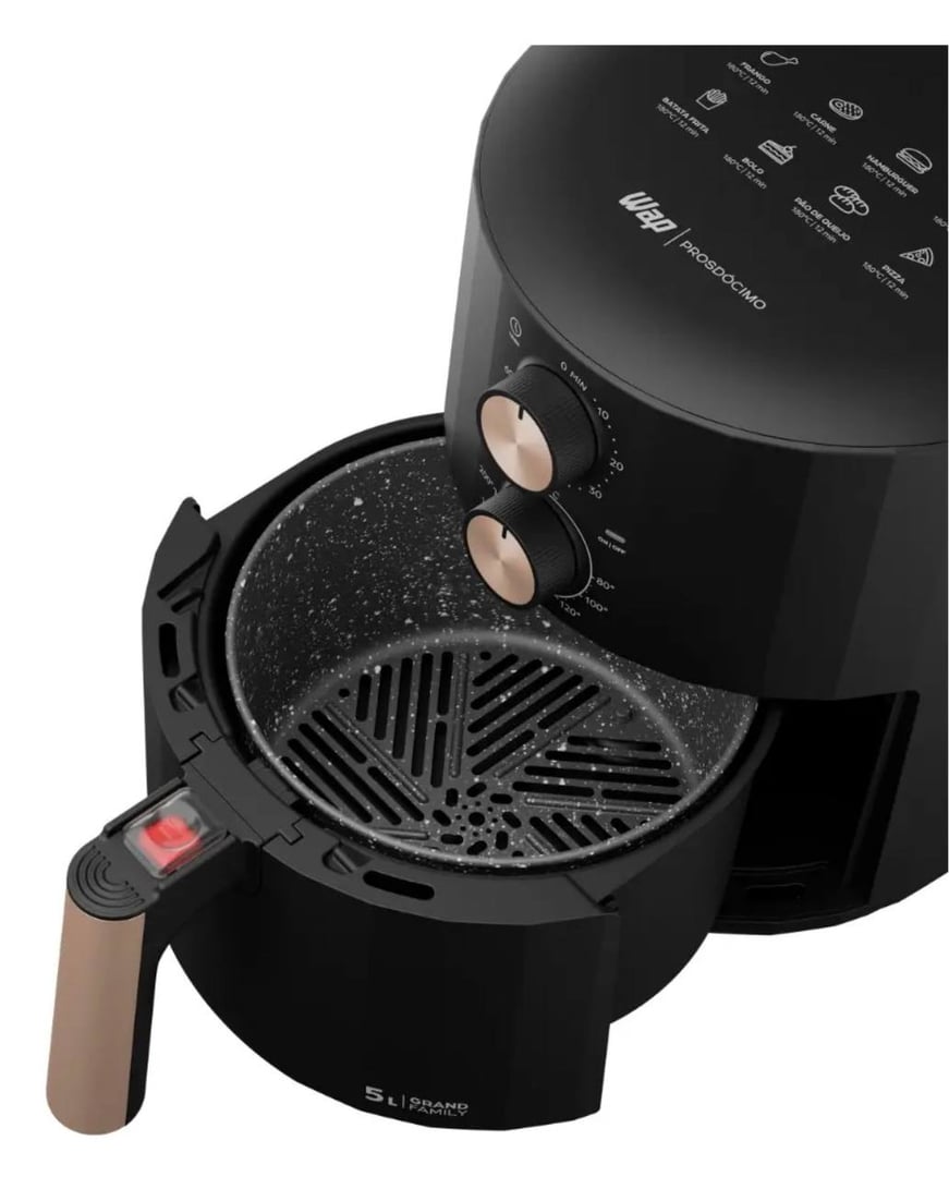 Air Fryer Wap Grand Family 5L 1500W GreyStone 220V