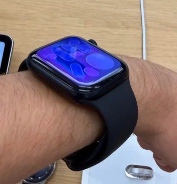 Apple Watch Se 3 Gps Caixa De Alumínio 40 Mm Pulseira Esportiva P/m - Azul Meia-noite