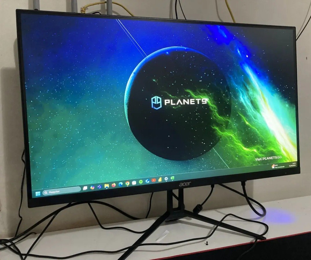 Monitor Gamer 27" Acer Nitro KG3 KG273 G0bi com Tela IPS Full HD 120Hz 1ms VRB Adaptive Sync Game Mode AcerVision Care e Design ZeroFrame