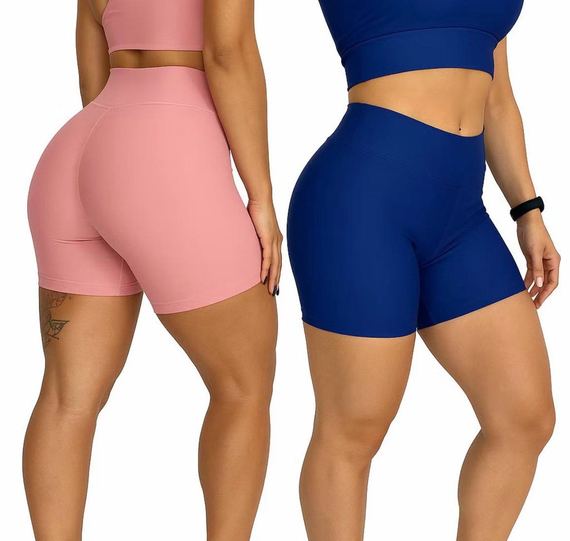 kit 2 Shorts zero transparência FITNEES