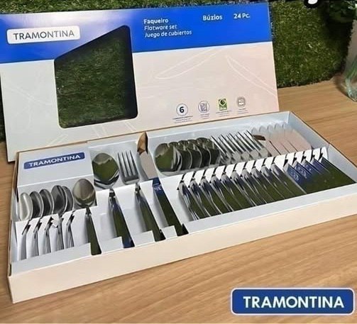 Faqueiro Tramontina Malibu Inox - 100 Peças