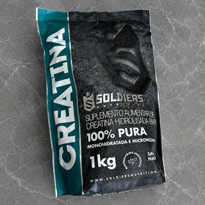 Creatina Soldiers Nutrition em pó Sem sabor x 1kg