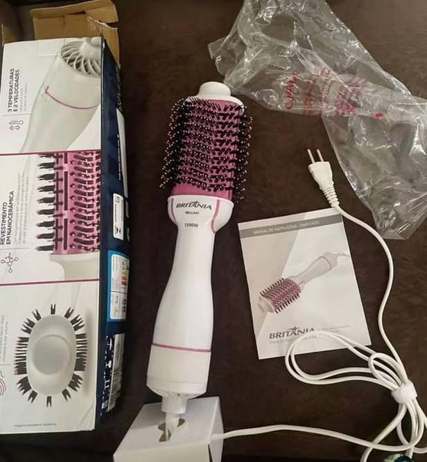 Escova Secadora Britânia 4 em 1 Nanocerâmica 1300W BELLA01