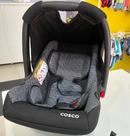 Bebê Conforto Cosco Kids 1 Posição Wizz 0 a 13kg - Preto e Branco