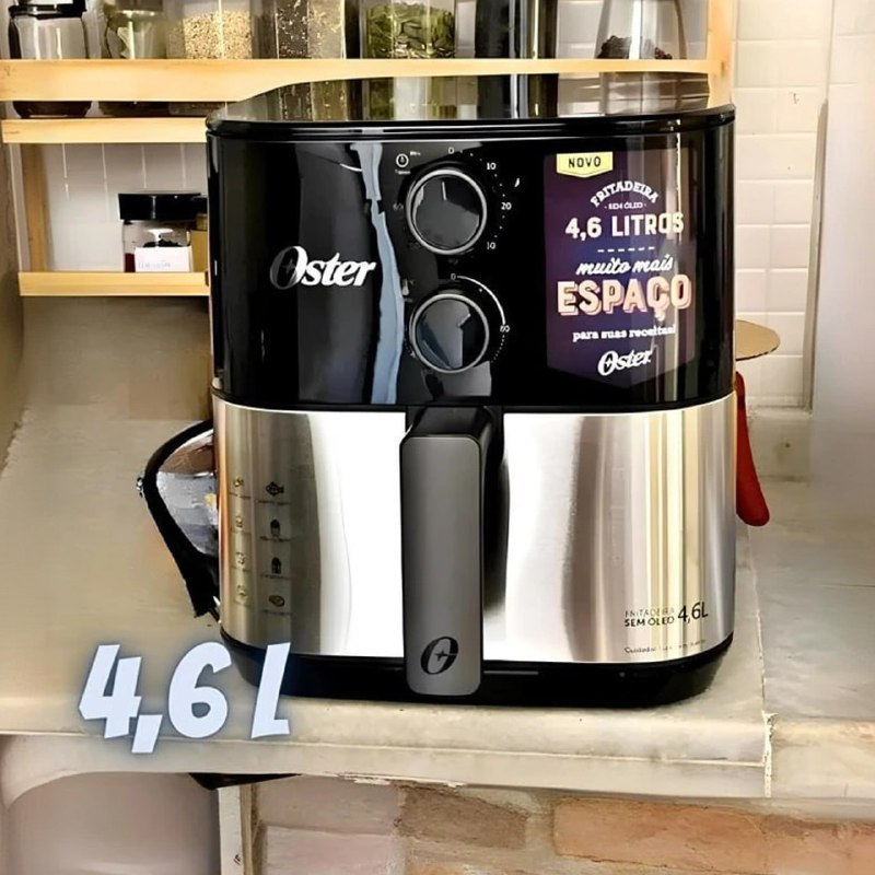 Fritadeira Sem Óleo Oster 127V - OFRT520, PRETO