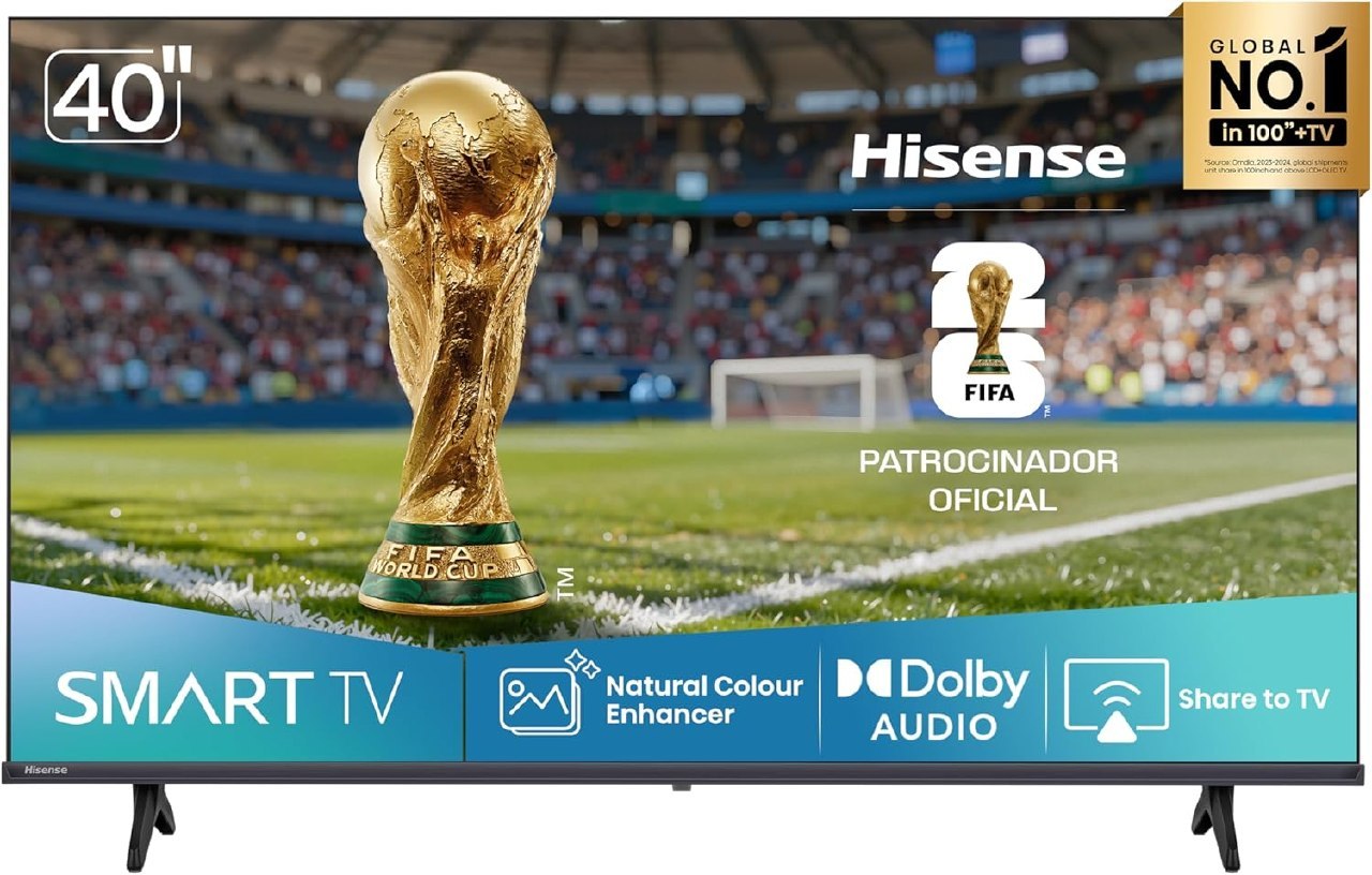 Hisense Smart TV FHD 40" Polegadas 40A4NV com HDR10, DTS Virtual X, Compatibilidade Alexa ...