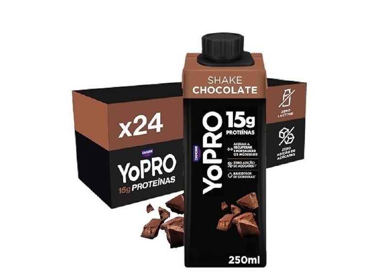 Pack YoPRO Bebida Láctea UHT Chocolate 15g de proteínas 250ml - 24 unidades
