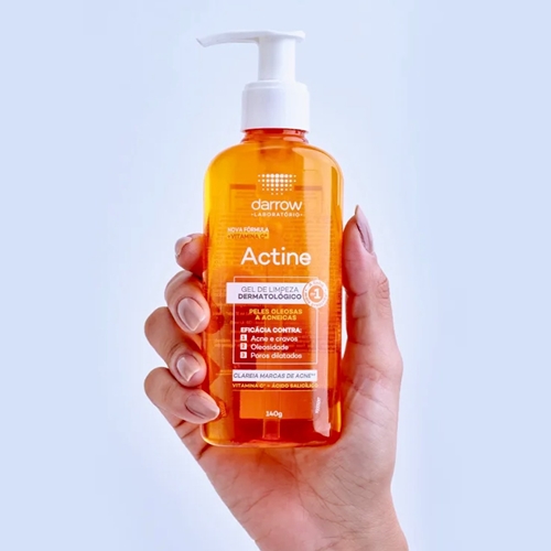 Actine Gel de Limpeza: Pele Limpa e Livre da Oleosidade! 