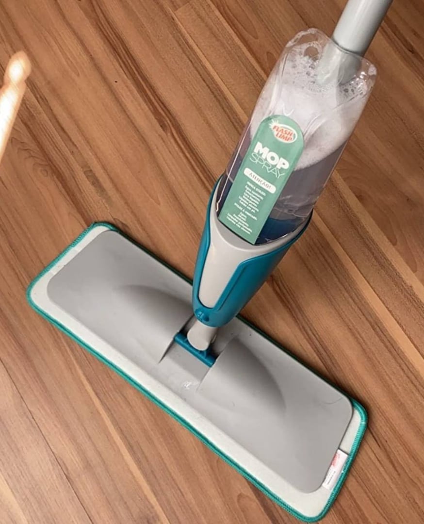 Mop Spray Limpeza Dispenser Reservatorio Giratorio 360º