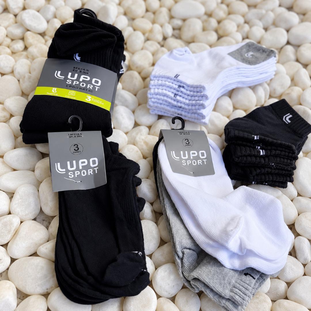 Kit De 6 Pares De Meias Sapatilha Lupo