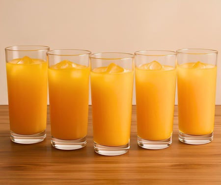 Jogo De Copos De Vidro Long Drink Para Água E Suco 255ml 6pcs Ruvolo