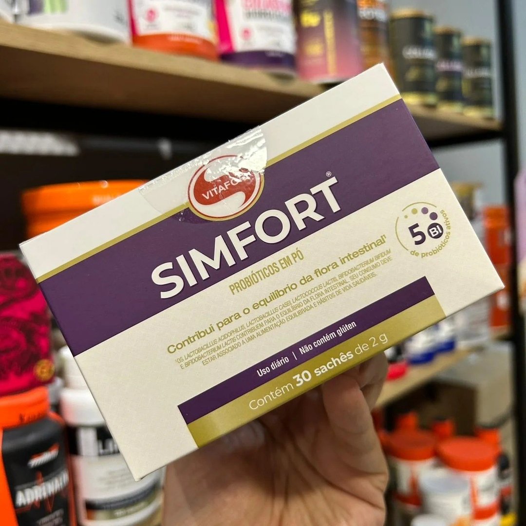 Simfort Com 30 Sachês De 2g Vitafor