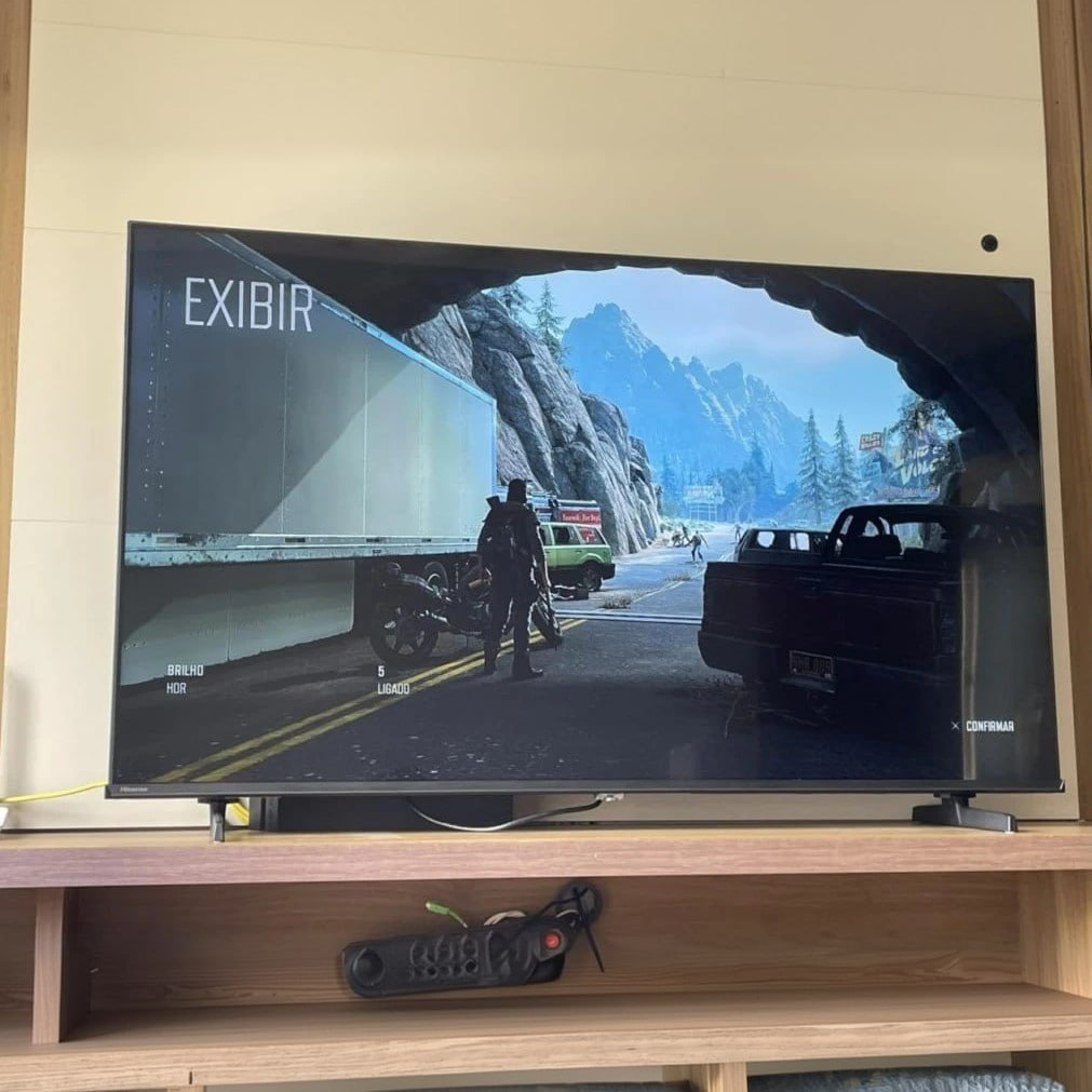 Hisense Smart TV UHD 4K QLED 75" Polegadas 75Q6QV com HDR10+, Dolby Atmos, Sports Mode, Ga...