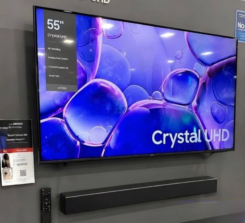 Samsung Smart Tv 55 Crystal Uhd 4k + Soundbar Hw-b400f