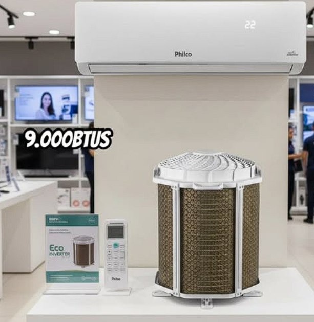 Ar Condicionado Split Hi Wall Inverter Philco 9000 BTU/h Frio PAC9FC 220 Volts