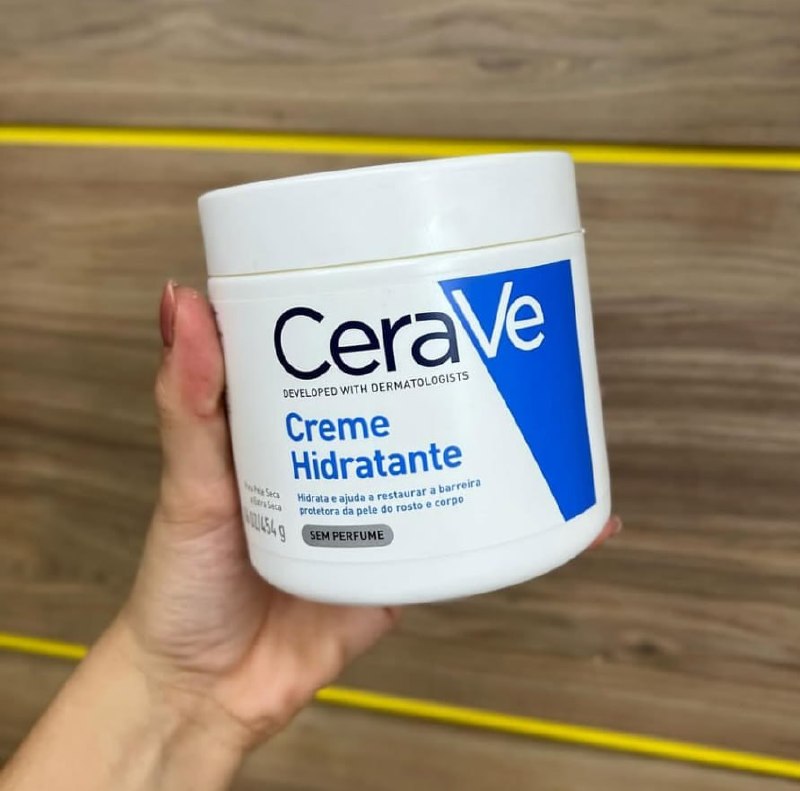 Creme Hidratante Corporal E Facial Para Pele Seca A Extra Seca Sem Perfume 454g Cerave
