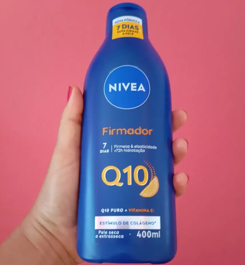 Nivea Loção Hidratante Firmador Q10 + Vitamina C 400ml Hidratação Intensa 48h, Pele Firme ...