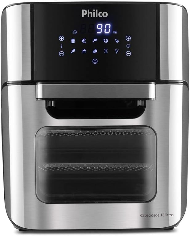 Fritadeira Philco Air Fryer Oven 12L - Versatilidade e Praticidad...