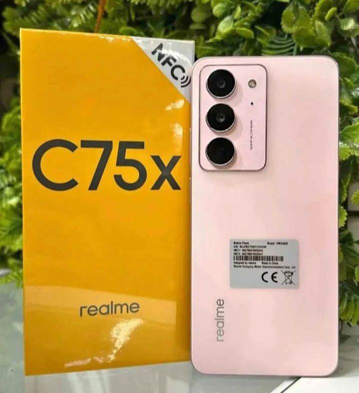 🤓Celular Realme C75x 256gb 8gb Ram Nfc Ip69 Cor Rosa