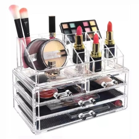 Organizador de Cosméticos Acrilico 4/5 Gavetas Maquiagem