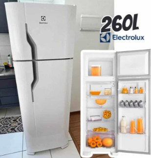 Geladeira/Refrigerador Electrolux Cycle Defrost Duplex Branco 260L DC35A