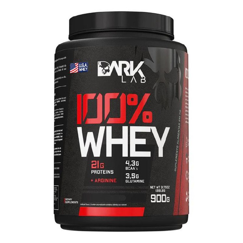 100% Whey Pote 900g | 30 Porções | - Dark Lab Sabor Cookies