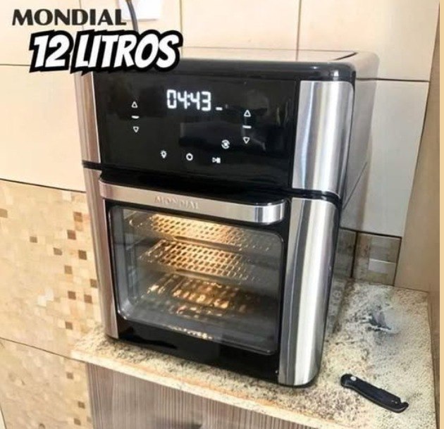 Fritadeira Air Fryer Forno Oven 12l, Mondial, 2000w - Afon-12l-bi