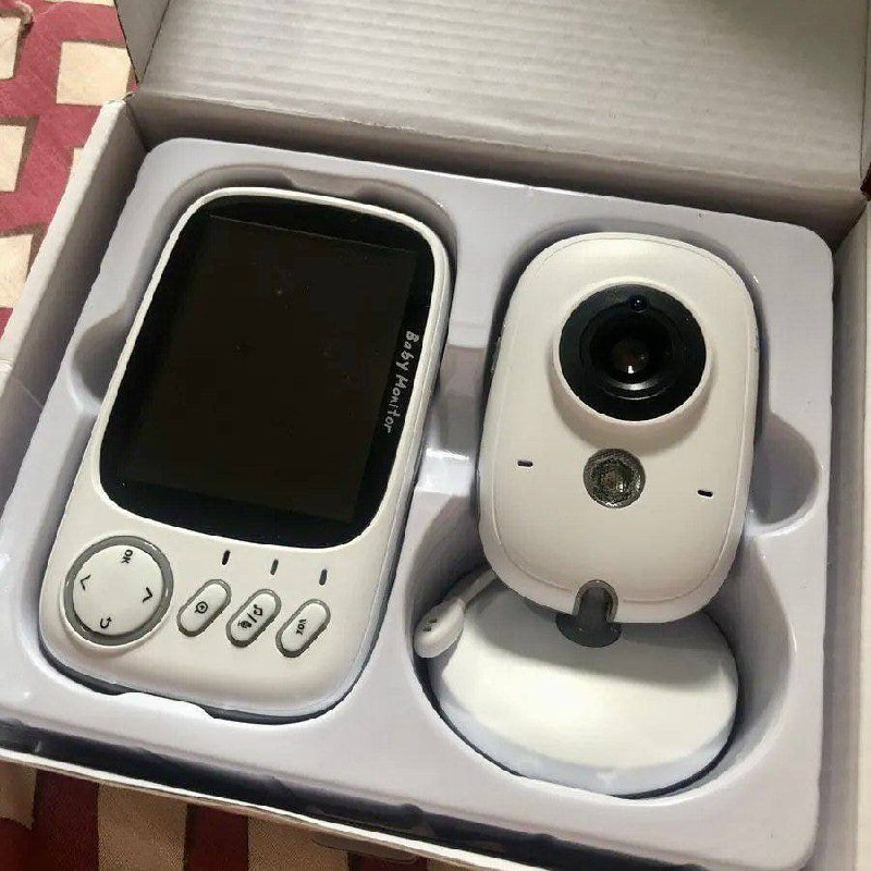 Baba Eletrônica Baby Monitor Vb603 Visão Noturna Dual Audio Cor Branco Estary Shop