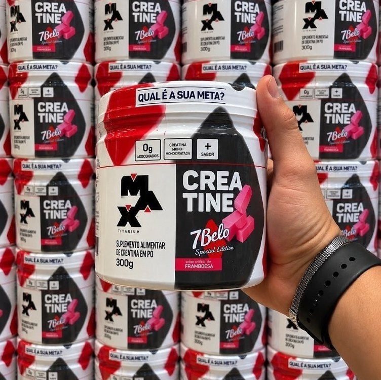 Creatina Max Titanium 7 Belo em pó x 300g