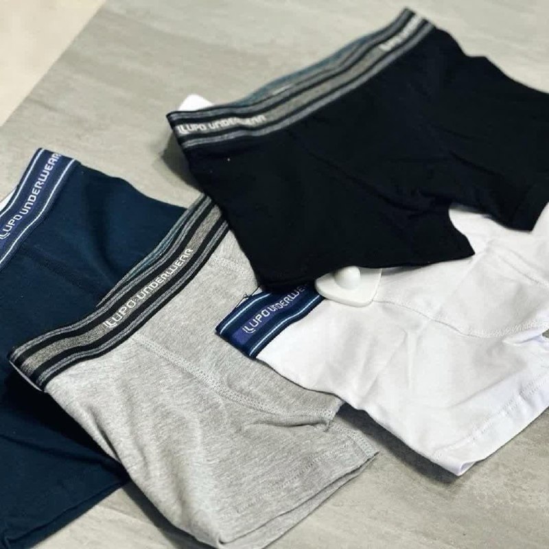 Kit Com 10 Cuecas Boxer Adulto Algodão Lupo