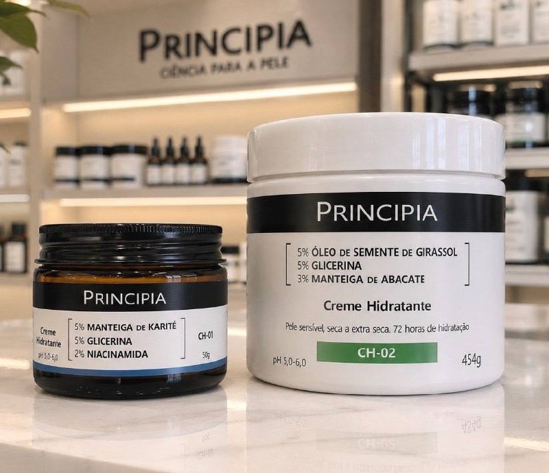 Principia Kit Cremes Hidratantes Rosto E Corpo Ch-01 + Ch-02 Seca Dia/noite