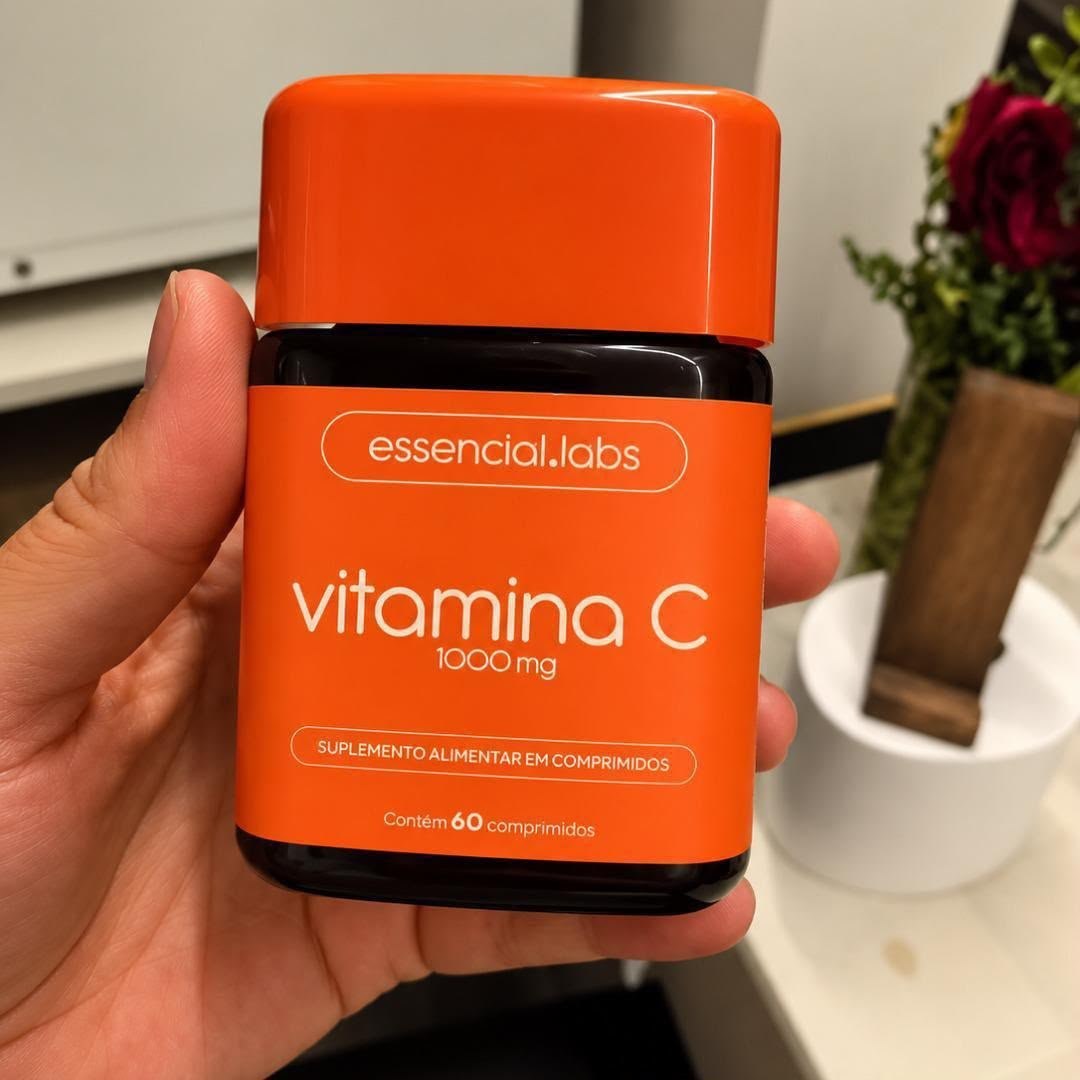 VITAMINA C 1000mg - 60 Doses - Essencial Labs