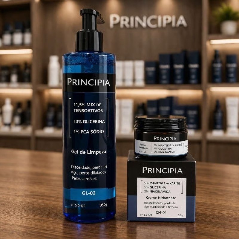 🤓Principia Kit Limpeza E Hidratação Para O Dia A Dia Todo Tipo De Pele Dia/noite