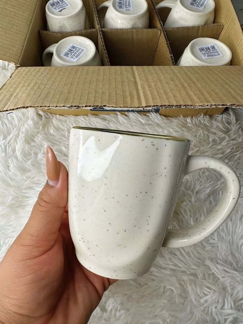 Jogo 6 Canecas Café Chá Ryo Maresia 260ml Oxford Porcelanas