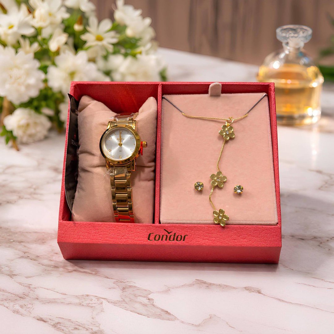 Kit Condor Feminino Mini Dourado