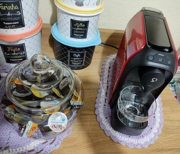 Cafeteira Espresso TRES 3 Corações Passione multipressão de 15 e 2 bar Vermelho ou Preto -...